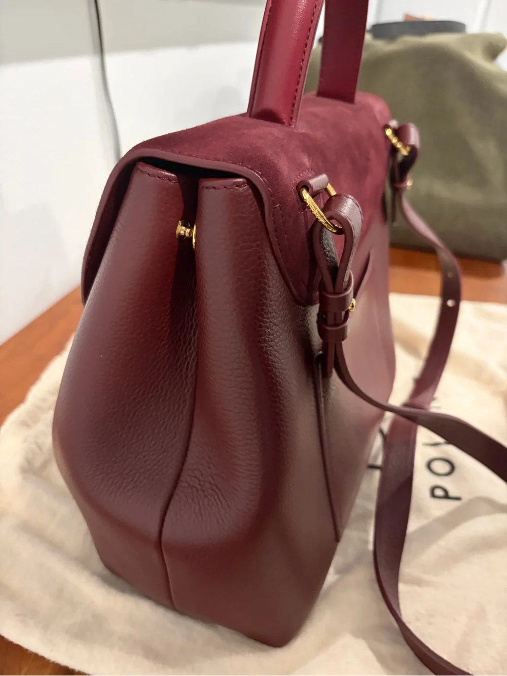 Polene Numero Un in burgundy